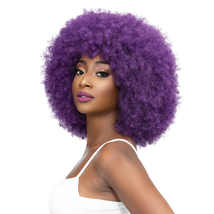 Janet Collection Natural Curly Full Wig - AFRO BADU - Image 4