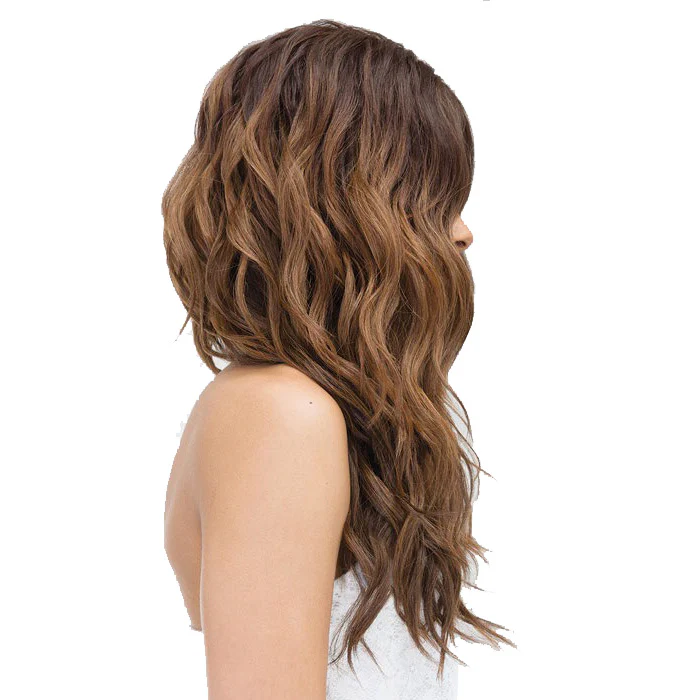 Janet Collection Natural Super Flow Deep Part Lace Front Wig - MOON - Image 3