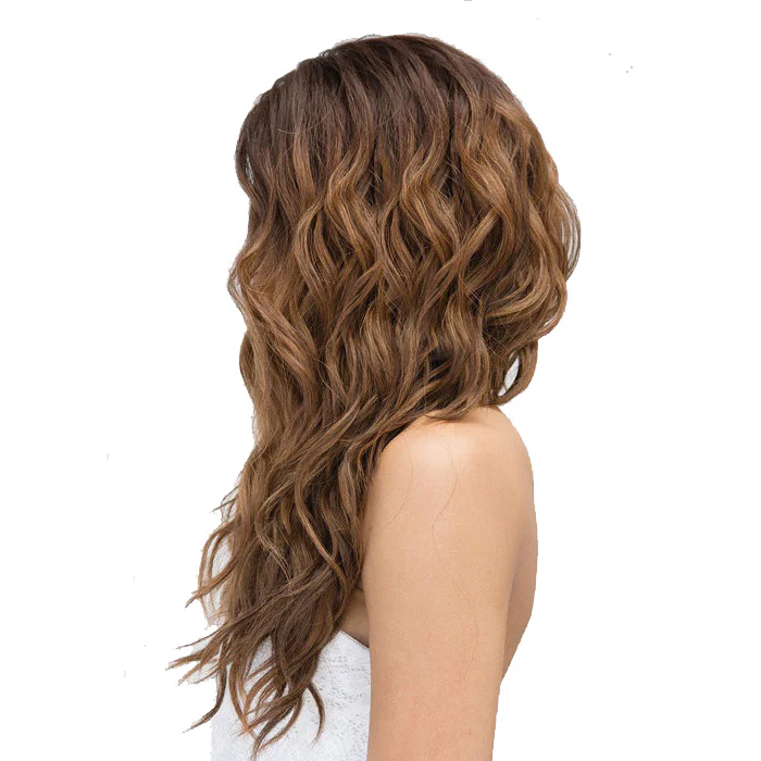 Janet Collection Natural Super Flow Deep Part Lace Front Wig - MOON - Image 4