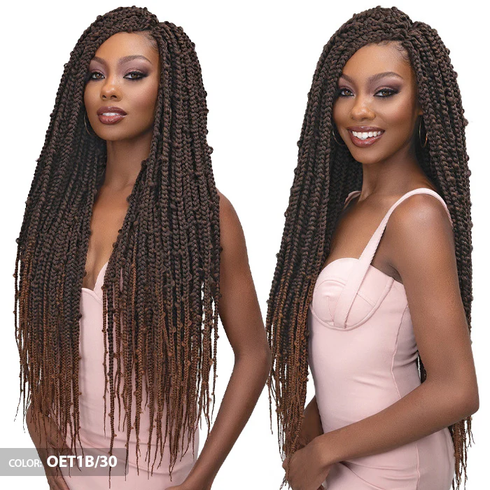 Janet Collection Pre-Looped Crochet Braids - JUNGLE BOX BRAID 30" - Image 2