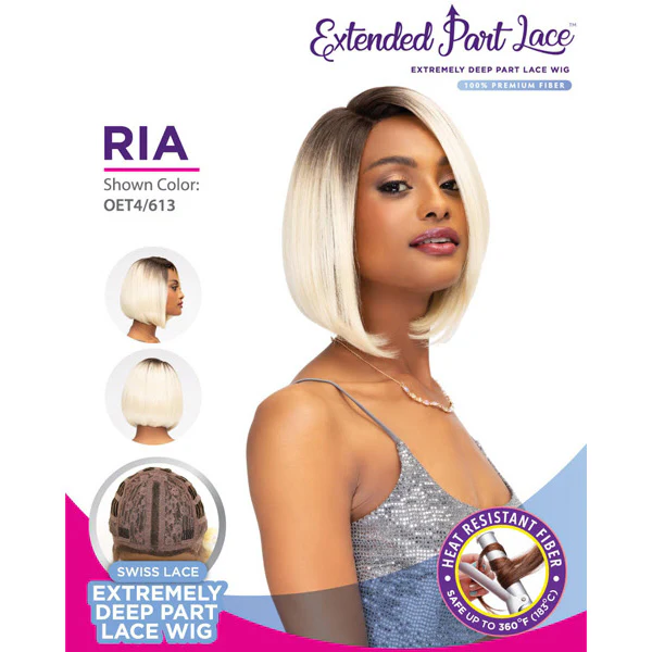 Janet Collection Extended Part Swiss Lace Wig - RIA - Image 6