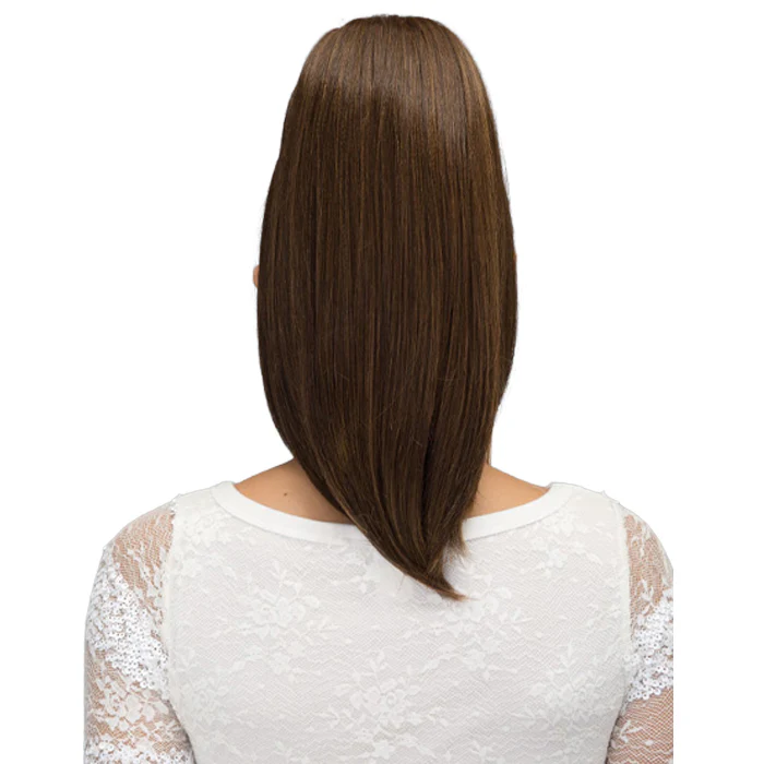 Janet Collection Drawstring Ponytail - CHERRY - Image 3