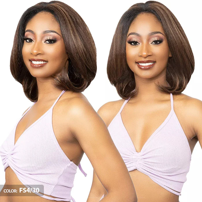 Janet Collection Remy Illusion Easy N Swift 100% Human Hair Prime Unimix Half Wig - AGRA - Image 2