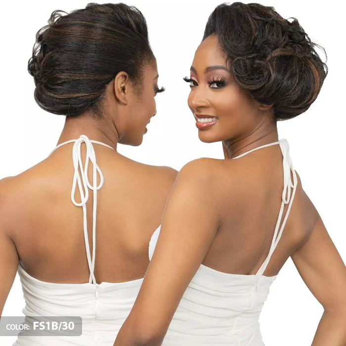 Janet Collection Remy Illusion Easy N Swift 100% Human Hair Prime Unimix Half Wig - OSLO - Image 7