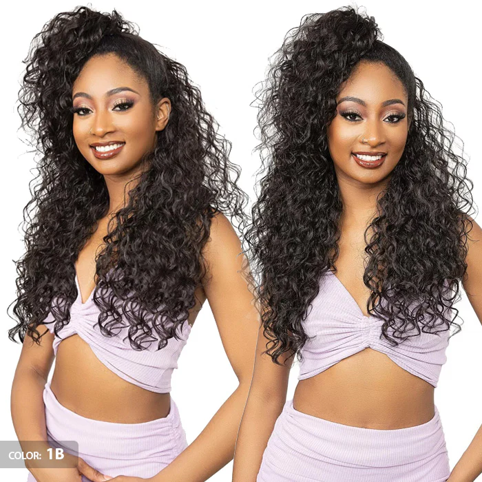 Janet Collection Remy Illusion Easy N Swift 100% Human Hair Prime Unimix Half Wig - WACO - Image 2
