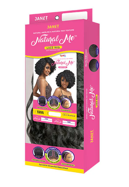 Janet Collection Synthetic Natural Me Deep Part Swiss Lace Wig YANA - Image 5