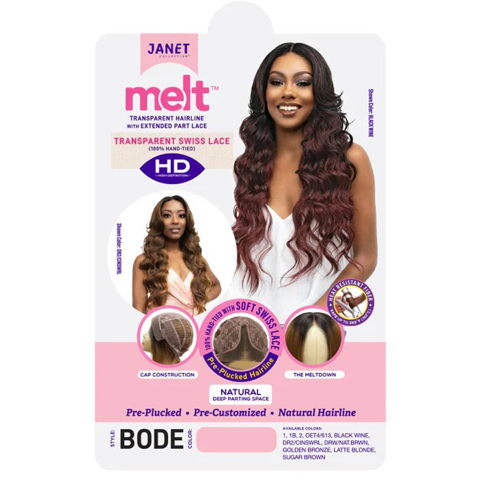 Janet Melt Swiss Hand-Tied HD Lace Front Wig - BODE - Image 5