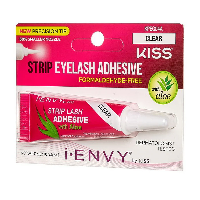 Kiss ALOE INFUSED STRIP LASH GLUE - CLEAR KPEG04A - Image 2