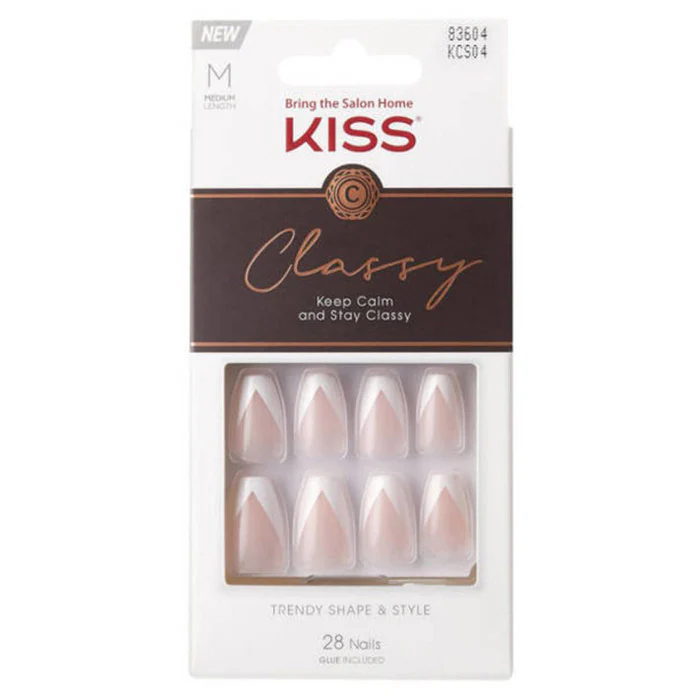 Kiss Charry Trendy Shape & Style Long 28 Nails Kit - KCS04