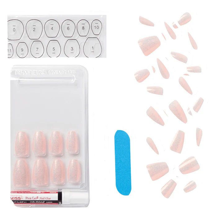 Kiss Charry Trendy Shape & Style Medium 28 Nails - KCS02 - Image 2