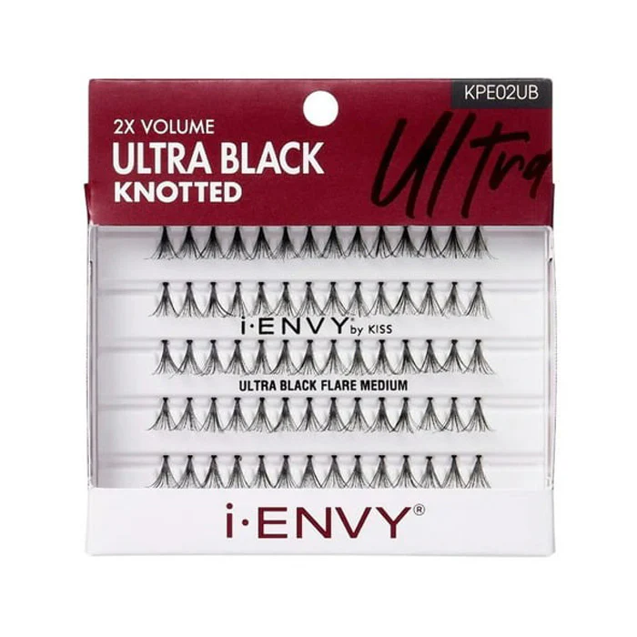 Kiss i-Envy Premium Eyelashes - ULTRA BLACK FLARE - Image 3