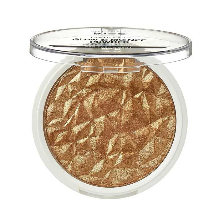 Kiss New York Professional Pro Touch Glow & Bronze Powder - FOR FACE & BODY 0.56 oz - Image 4