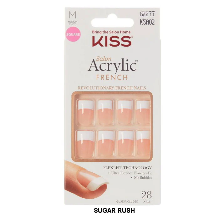 KISS PROFESSIONAL SALON ARCRYLIC FRENCH 28 NAILS - Image 5