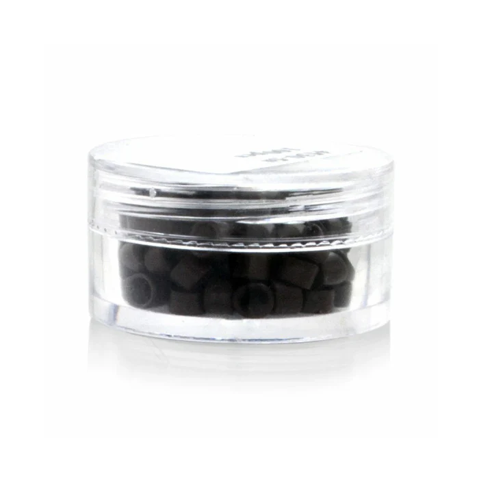 Lord & Cliff Micro Ring Link Lock Beads for Extensions - SHELL 100 Pcs (5/3/3 mm) - Image 5