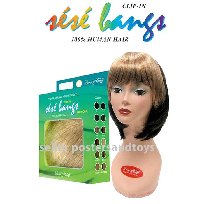Lord & Cliff 100% Human Hair Clip-In Bang - SESE - Image 4
