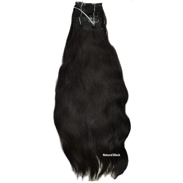 Lord & Cliff Lace Clip-in Extension Weave Unprocessed Human Hair - BRAZILIAN WAVE 7 Pcs 18" - Image 4