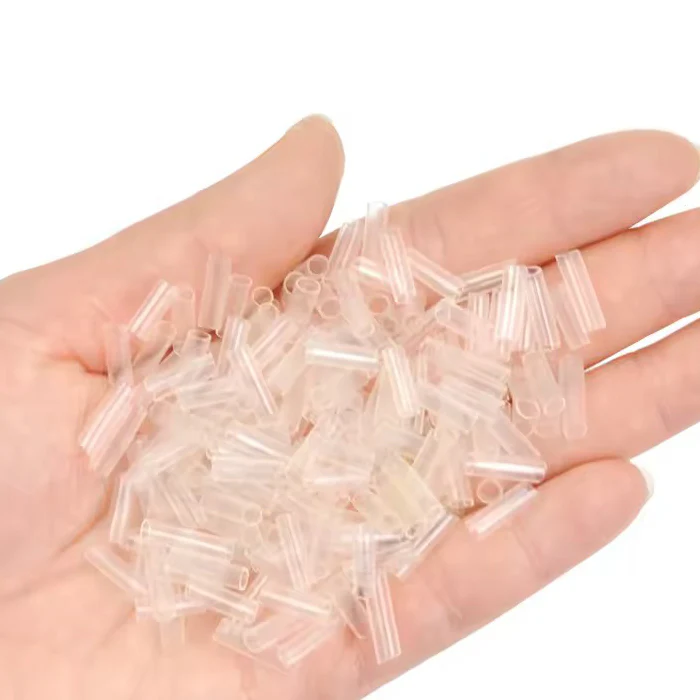 Lord & Cliff Micro Links Tube - SHRINKABLE (CLEAR) 500 Pcs - Image 2