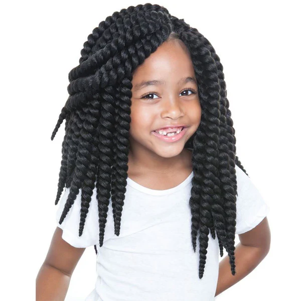 Mane Concept Afri Naptural Kids Rock Crochet Braid - KR05 SENEGAL BANTU TWIST 10" - Image 3