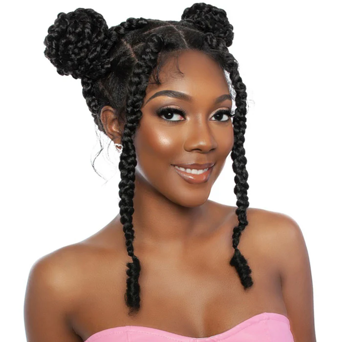 Mane Red Carpet Hand-Tied HD Pre-Styles Braided Full Lace Wig - RCFB202-GUAVA ISLAND BRAID - Image 2