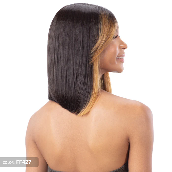 Mayde Beauty Axis Natural Feathered Bangs 5" Deep Part Lace Front Wig - JAYLA - Image 6