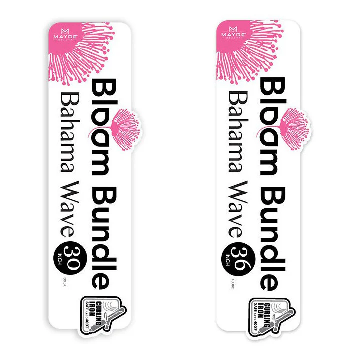 Mayde Beauty Bloom Bundle Weave - BAHAMA WAVE 30"/36" - Image 5