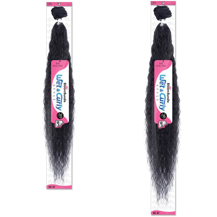 Mayde Beauty Bloom Bundle Weave - WET & CURLY 001 30"/36" - Image 4