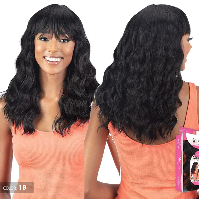 Mayde Beauty Mocha 100% Human Hair Blend Wig - HONEY - Image 5