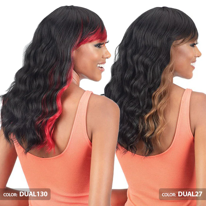 Mayde Beauty Mocha 100% Human Hair Blend Wig - HONEY - Image 6
