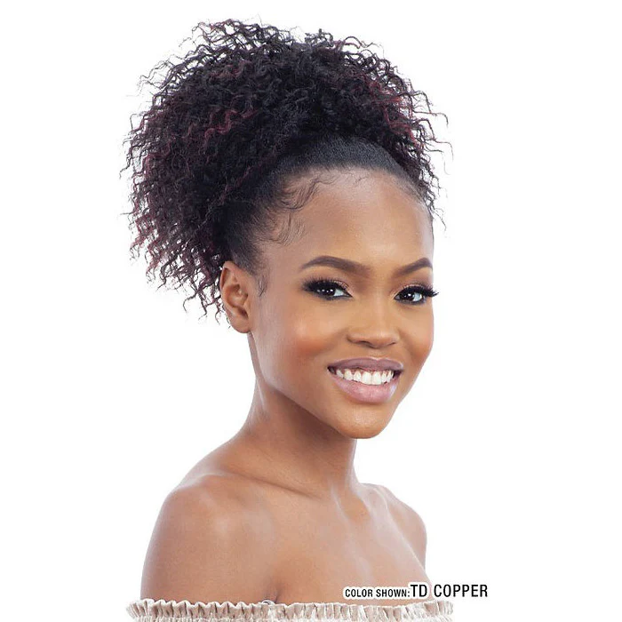 Mayde Beauty Dollies Drawstring Ponytail and Bang - MOCHA DOLLIES - Image 3