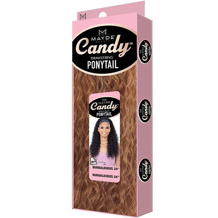 Mayde Candy Drawstring Ponytail - BUBBALICIOUS 24" - Image 3