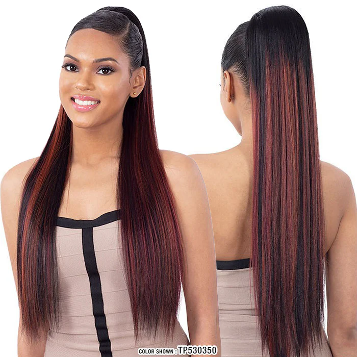 Mayde Drawstring Ponytail - GLITZ PONY 30" - Image 2