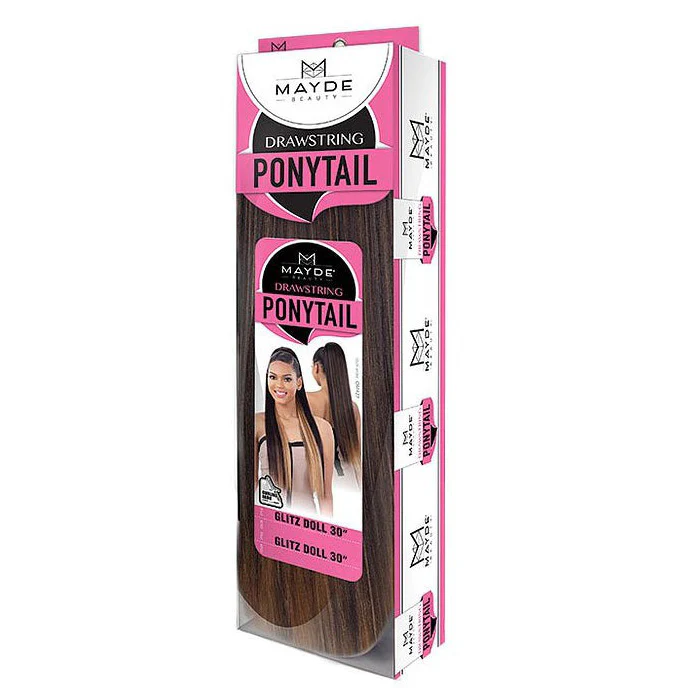 Mayde Drawstring Ponytail - GLITZ PONY 30" - Image 4