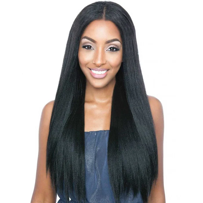 Mega Brazilian Human Hair Mix Uni Weave STRAIGHT NATURAL YAKY 24 Inch - Image 4