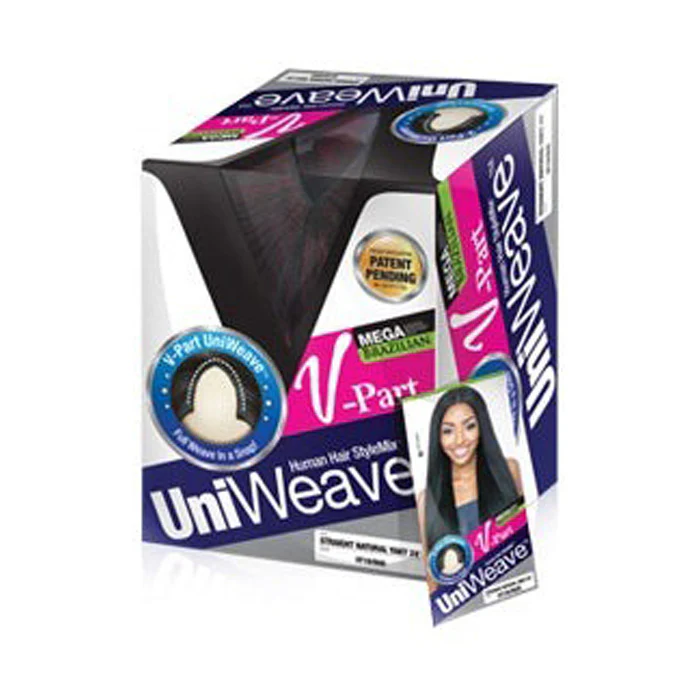 Mega Brazilian Human Hair Mix Uni Weave STRAIGHT NATURAL YAKY 24 Inch - Image 5