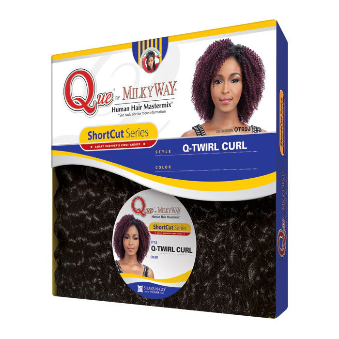 MilkyWay Que Master Mix Human Hair Short Cut Series Weave - NEW DEEP 3PCS - Image 4