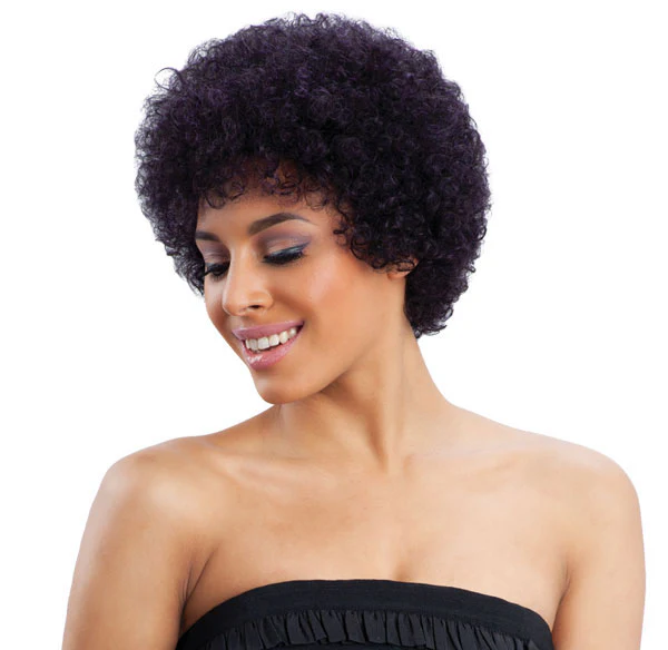 Milkyway Saga 100% Remy Human Hair Wig BUBBLE PINK - Image 2