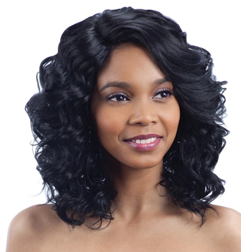 Model Model Synthetic Deep Invisible L Part Lace Front Wig - FLASH MEADOW