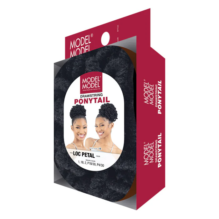 Model Model Drawstring Ponytail - LOC PETAL - Image 3