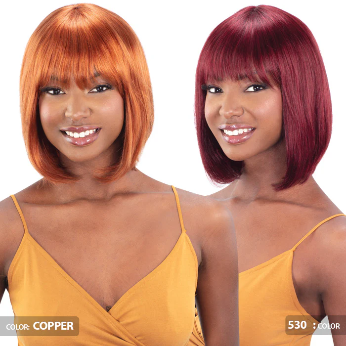 Model Model Dream Weaver 100% Human Hair Full Wig - STRAIGHT 10" - Image 4