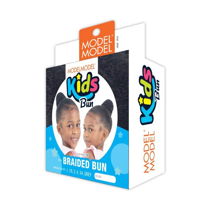 Model Model Kids Bun Ponytail - BRAIDED BUN - Image 3