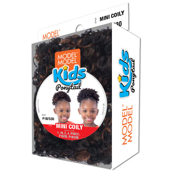 Model Model Kids Ponytail - MINI COILY - Image 3