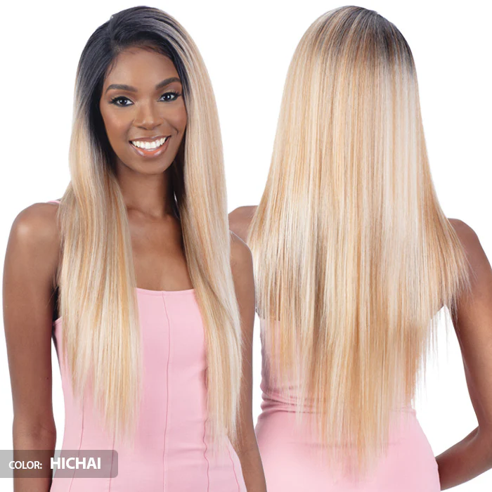 Model Model Mint 13x4 HD Lace Front Wig - PEPPERMINT - Image 3