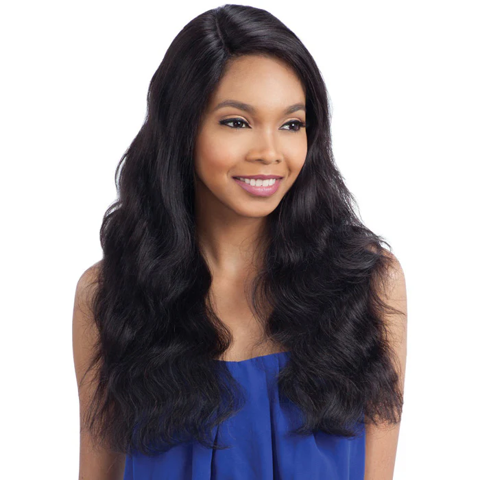 Model Model Nude 100% Brazilian Natural Human Hair L-Part Lace Front Wig NATURAL S WAVE