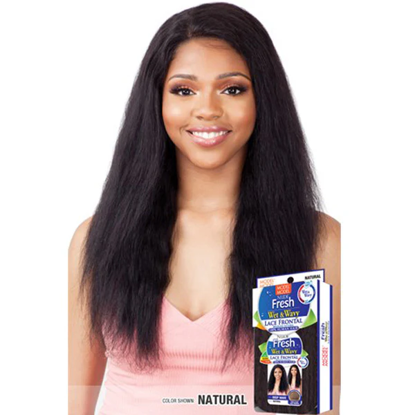 Model Model Nude Fresh Brazilian Human Hair Wet & Wavy Lace Frontal Wig DEEP WAVE - Image 2