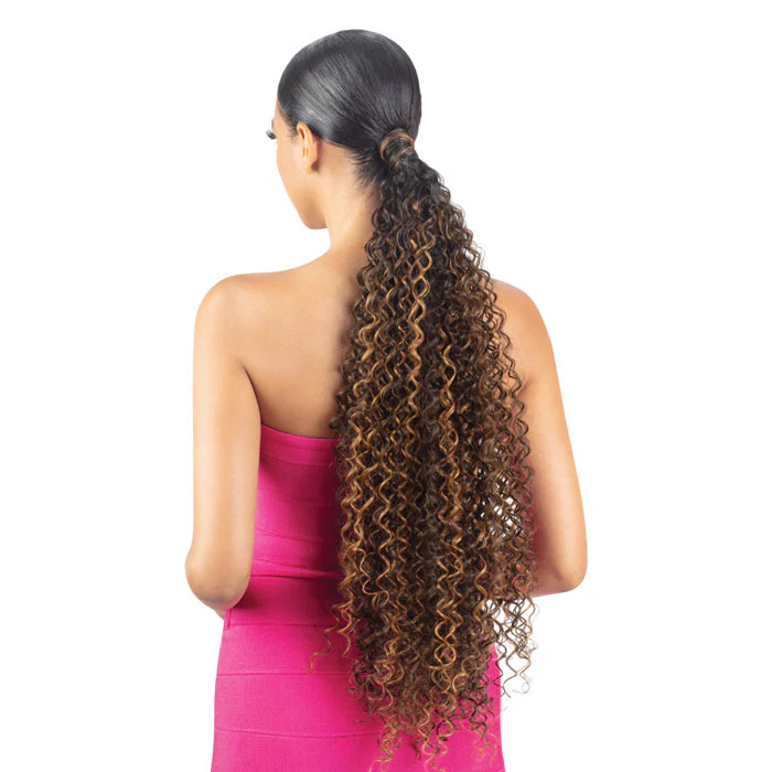 Model Model Pony Pro Ponytail - CHERISH BOHO CURL 24" - Image 6
