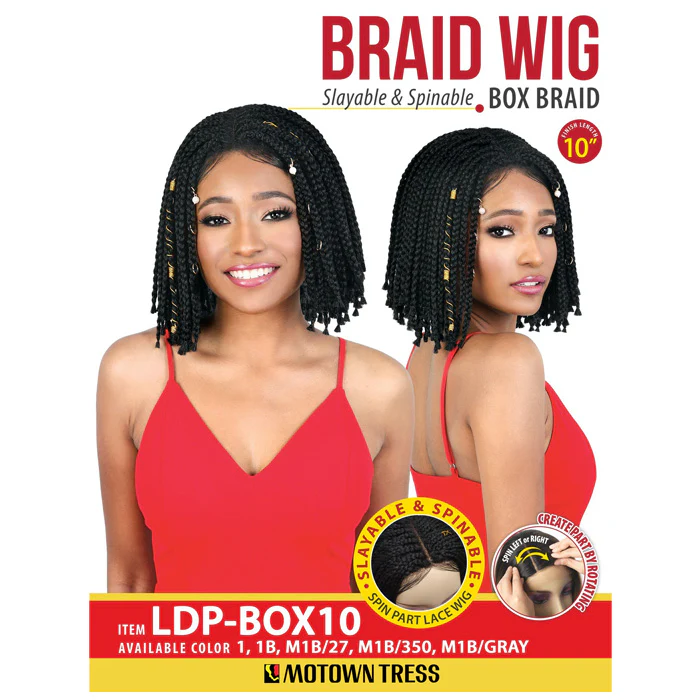Motown Tress Box Braid Slayable & Spinable Part Lace Wig - LDP- BOX10 - Image 5