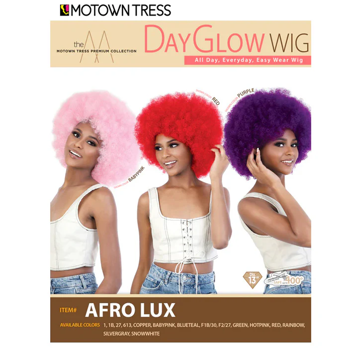 Motown Tress Day Glow Full Wig - AFRO LUX - Image 3