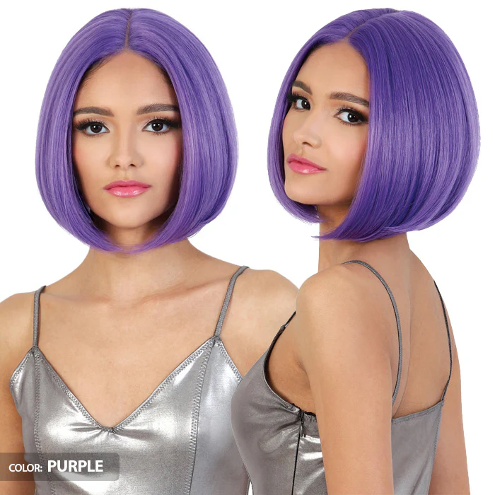 Motown Tress Glam Touch Lace Glueless Human Hair Blend HD Deep Part Lace Front Wig - HBL GISEL - Image 4