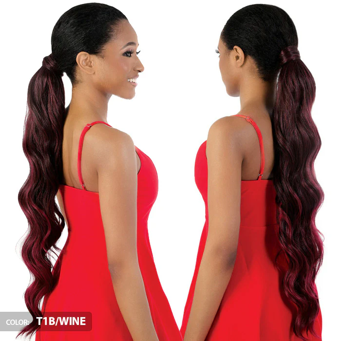 Motown Tress Pony Wrap Invisible - PD-WRAP.BD LOOSE BODY CURL 28" - Image 3