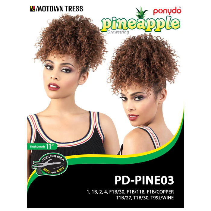 Motown Tress Ponydo Pineapple Drawstring Ponytail PD-PINE03 - Image 3